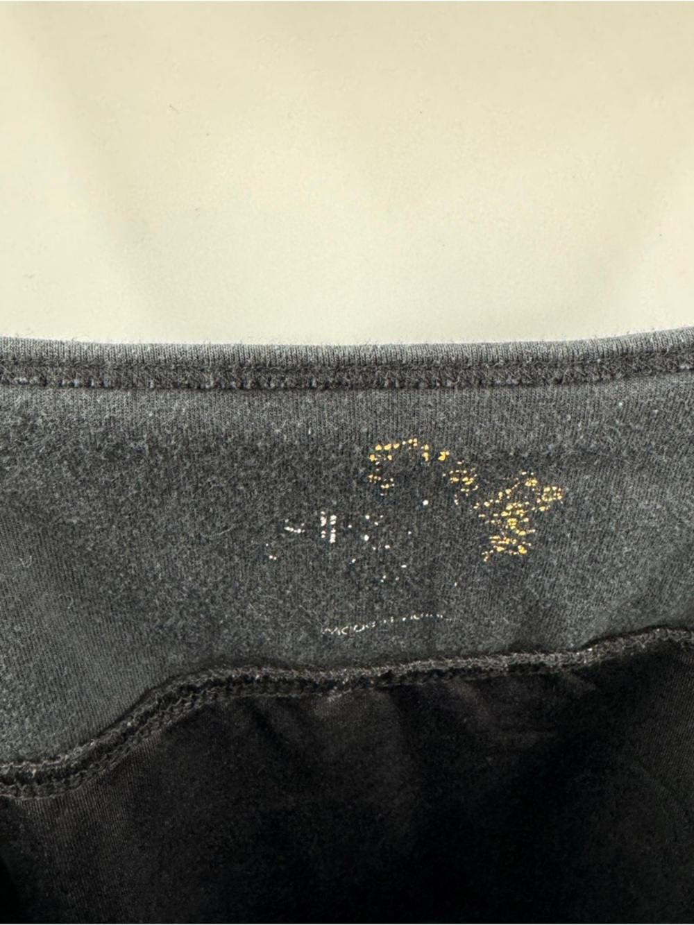 Two Tone Black Tank Camisole – Y2K Layering Staple - Picture 4 of 8